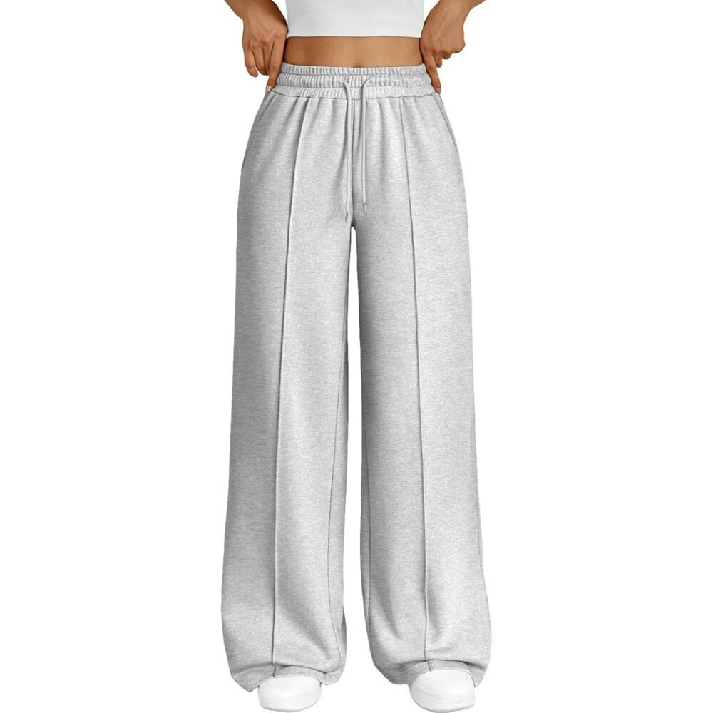 Womens Wide Leg Sweatpants Baggy Loose‎ Fall Barrel Casual Lounge Athletic Pants